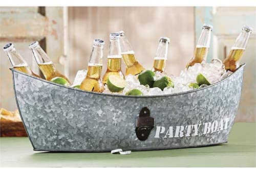 Tin Party Boat Tub