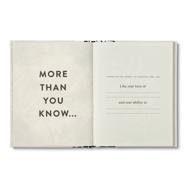 Mom, More Than You Know - Fill-in Book